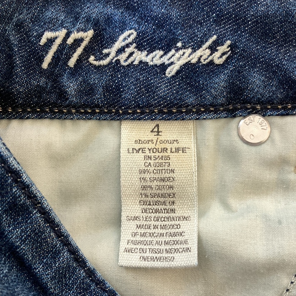 American Eagle Outfitters Women’s Straight Leg Jeans - Dark Blue - Picture 6 of 12